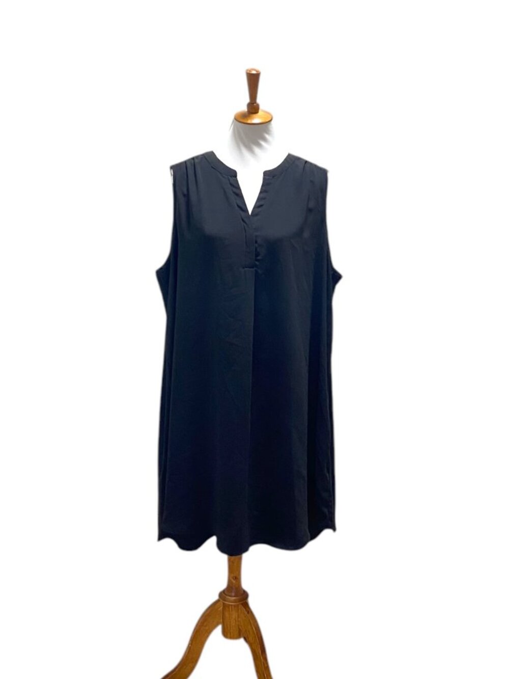 Philosophy Shift Dress Black Size 3X Minimalist Sheer Spring Casual Vacation - Picture 2 of 13